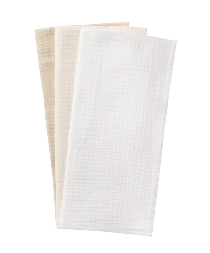 3-pack set of muslin cloths 65x65 Milkshake