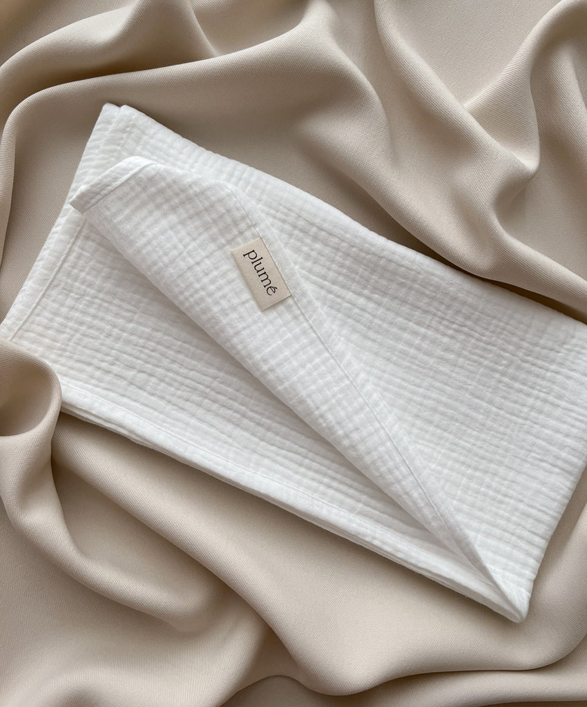 Muslin cloth 50x50 cream