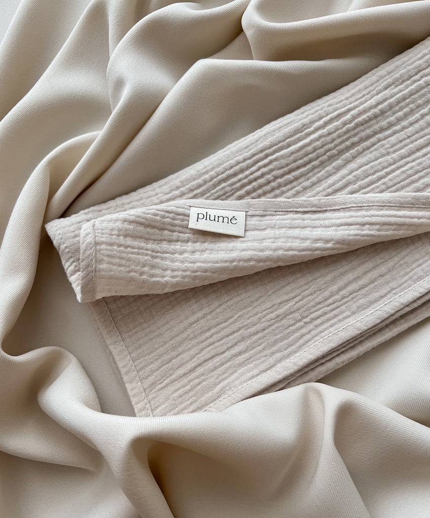 Muslin cloth 50x50 natural TROUBLEBASIC