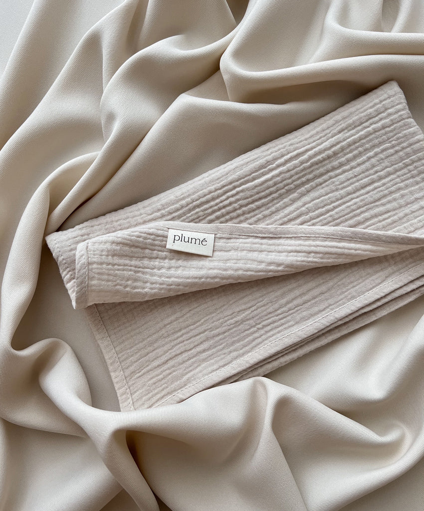 Muslin cloth 65x65 natural