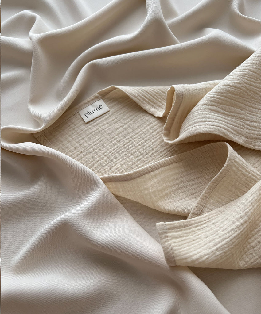 Muslin cloth 65x65 oat milk