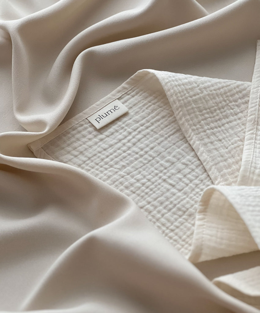 Muslin cloth 65x65 vanilla